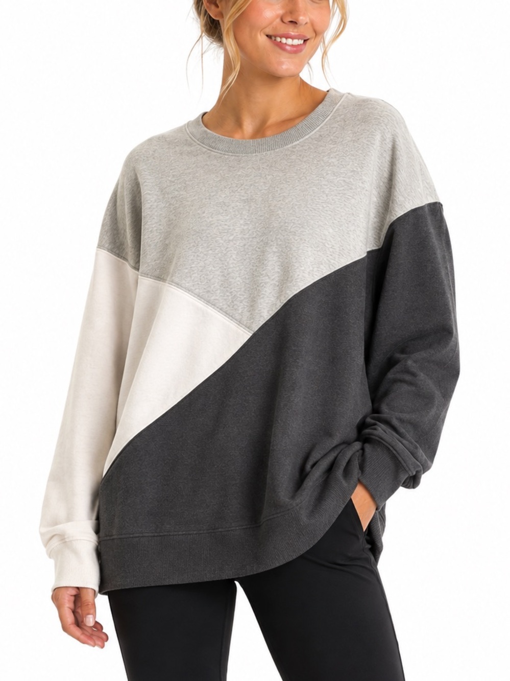 Abercrombie & Fitch Soft A&F Collection Crewneck Fleece Sweatshirt Size Small